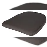 Buri Sesselauflage 40 x 40 x 5 cm anthrazit 1 St.