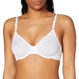 Triumph Damen BH Micro Fun W, mit Bügel, ohne Polsterung, Verstellbare Träger, 90B, Weiß