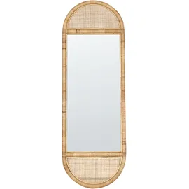Beliani Standspiegel 50 x 150 cm Naturfarben
