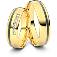 Trauringe Cottbus2 585er Gelbgold - 4676