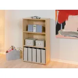 Interlink Regal Büroregal PARINI 2 Sonoma Eiche mit 2 verstellbaren Böden
