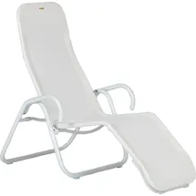 ACAMP Calypso Bäderliege 137 x 75 x 107 cm weiß klappbar