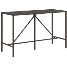 vidaXL Bartisch 180 x 70 x 110 cm Braun