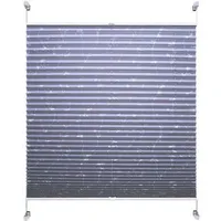 LIEDECO Klemmfix Plissee verspannt 90 x 130 cm grau/ranke