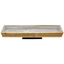 Spetebo Holz Pflanzkasten 70 x 14 cm Beige