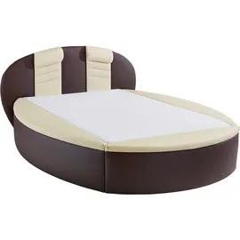 Westfalia Schlafkomfort Rundbett 180 x 230 cm Braun