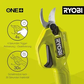 RYOBI Akku-Gartenschere RY18SCA-0 ohne Akku