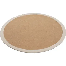 carpetfine Sisal Sisalteppich Ø 60 cm Beige