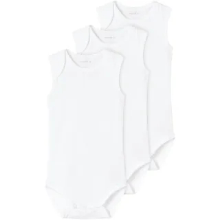 NAME IT NBNBODY 3P TANK SOLID WHITE 3 NOOS Weiss