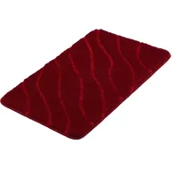 KLEINE WOLKE Badteppich Tram Granat 60 x 100 cm