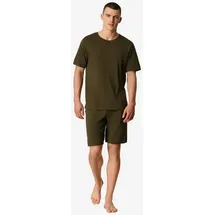 SCHIESSER Pyjama Modern Bonded Grün 48