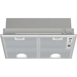 Bosch DHL555BL, Serie 4, Lüfterbaustein, 53 cm, Silber, metallisch