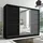 a&j möbelland gmbh Schiebetürenschrank AURELIA 2 200 x 0 x 0 cm Schwarz/Grau