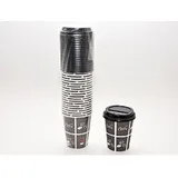 Humbert & Brandt GmbH Kaffeebecher 0,23 l Schwarz 20 St.