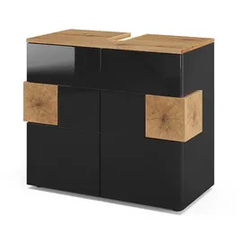 Vicco Waschtischunterschrank Eden 73 x 64 x 37 cm Grau