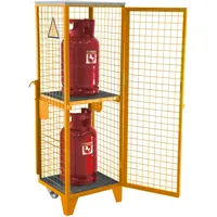 Bauer Südlohn Gasflaschen-Depot GFD-R 2, lackiert, Gelborange