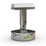Bio Green BioGreen Paraffin Gewächshausheizung "Warmax Power 4" aus Edelstahl 300 Watt | längere Brenndauer | Silber