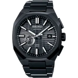 Seiko Astron GPS Solar Date 3x62 SSJ015J1 - schwarz,silber - 41,2mm