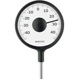 eva solo - Außenthermometer (Mechanisch), Ø 11 cm, schwarz (mit Stab)