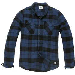 Vintage Industries Sem, Hemd - Dunkelblau/Schwarz - XXL