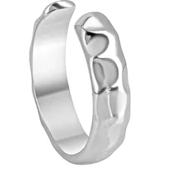 Ohrklemme FIRETTI "Schmuck Geschenk Silber 925 Ohrschmuck strukruriert", silber (silberfarben), Ohrringe, Damen, Silber 925 (Sterlingsilber)