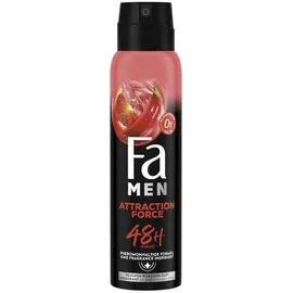 Fa Pflege Men Attraction Force Deodorant Spray 6 x 150 ml