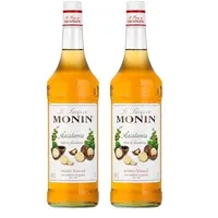 Monin Sirup Macadamia (1 x 1,0l) (Packung mit 2)