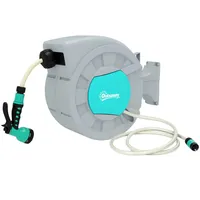 Outsunny Schlauchtrommel - 55Lx21Wx41.5Hcm - Grau