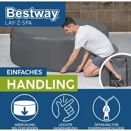 BESTWAY LAY-Z-SPA Xtras Thermo-Komplettabdeckung Ø 180 x 66 cm