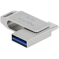 DeLock USB-Stick 54076 128 GB silber USB 3.1