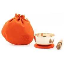 Klangschalen-Center Klangschalen-Set im Beutel orange
