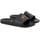 Alpha Industries Alpha Slider Bequeme Badeslipper für Herren Slipper, Black/Yellow Gold, 36 EU