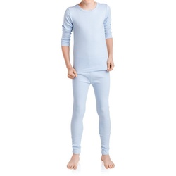 MT Thermohose Kinder Ski- & Thermowäsche Set, Thermo Unterwäsche Jungen & Mädchen blau 146-152