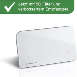 Oehlbach Scope Vision 5G DVB-T2 Aktive DVB-T/T2 Flachantenne Innenbereich Weiß