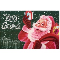 Home Affaire Fußmatte »Merry Christmas«, rechteckig, mit Spruch, Weihnachten, Weihnachtsmann, Santa Claus, bunt