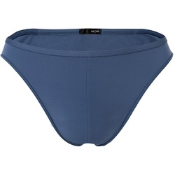 HOM Herren Micro Briefs Plumes - Ultralight Microfiber, Slip, Unterwäsche, Stretch, einfarbig Midblue L