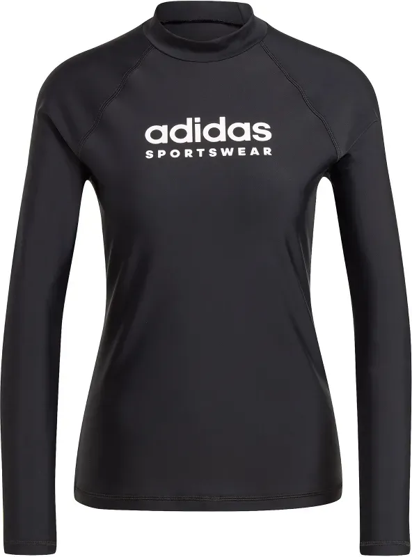 adidas Sportswear Rashguard langarm Funktionsshirt Damen 095A - black XL