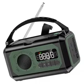 OEM Notfall-Kurbelradio grau