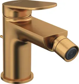 Duravit Bidet-Einhebelmischer Wave A 128mm, m Zugstg. Abl.garn, bron geb.