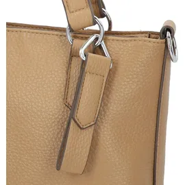 Tom Tailor Umhängetasche Olive Zip Shopper S Camel