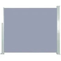 VidaXL Ausziehbare Seitenmarkise 120x300 cm Grau