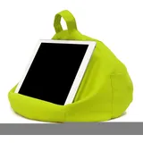 Tablet Ständer Kissen Kissenständer Buchkissen Soft Tablet Computer Kissenhalter Tragbarer Tablet Ständer Multi-Angle Pillow Lap Stand mit Seitentasche für Tablets Phones Books