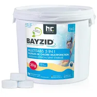 BAYZID® 1x 5 kg Multitabs 20g 5in1 für Pools
