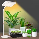 Pflanzenlampe LED Vollspektrum, 2000 Lumen UV-IR Vollspektrum Pflanzenlicht für Zimmerpflanzen, Pflanzenleuchte LED, Grow Lampe LED 208 LEDs, Wachstumslampe für Pflanzen, Daisy Chain, On/Off Schalter