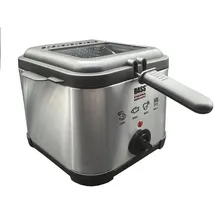 BASS Polska Fritteuse 3L 2000W Edelstahl schwarz/silber