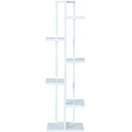 [en.casa] Blumenständer Tohmajärvi 120 x 34 cm Weiß