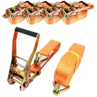Baumarktplus 5x Spanngurte mit Ratsche Zurrgurt 2-tlg 6m 5t