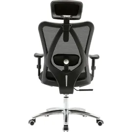SIHOO Bürostuhl Kunstleder Schwarz