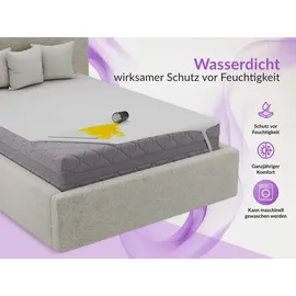 MKS Meble VITA Matratzenschoner 180 x 200 cm Weiß