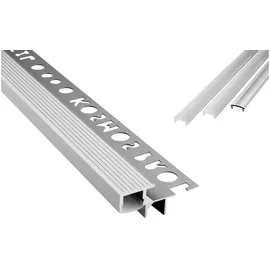 tktrading24 LED-Stripe-Profil T-40 2m klar